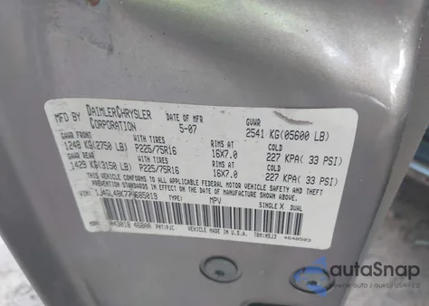 2007 Jeep Liberty Sport from USA, damaged, VIN 1J4GL48K77W685019